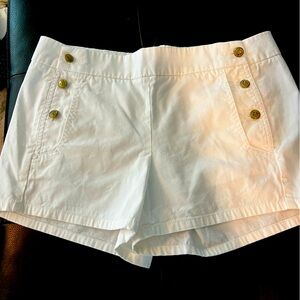 JCREW Factory sailor white shorts Sz 4